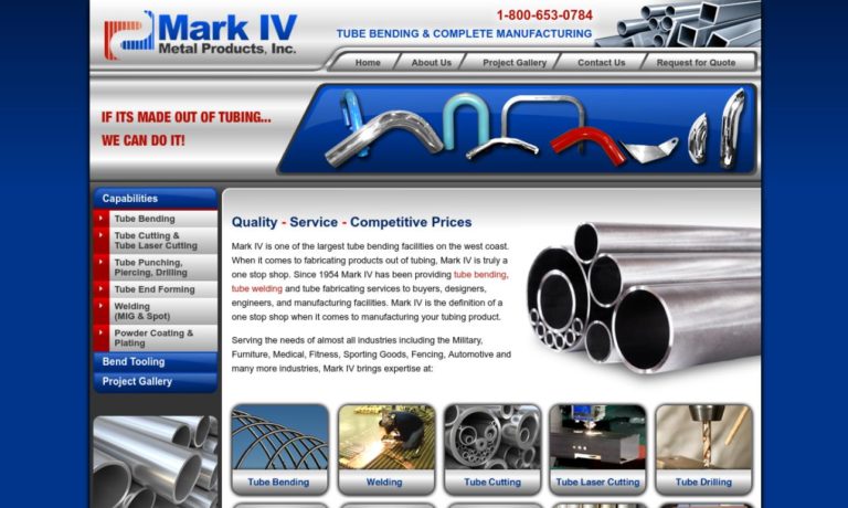 Mark IV Metal Products, Inc.