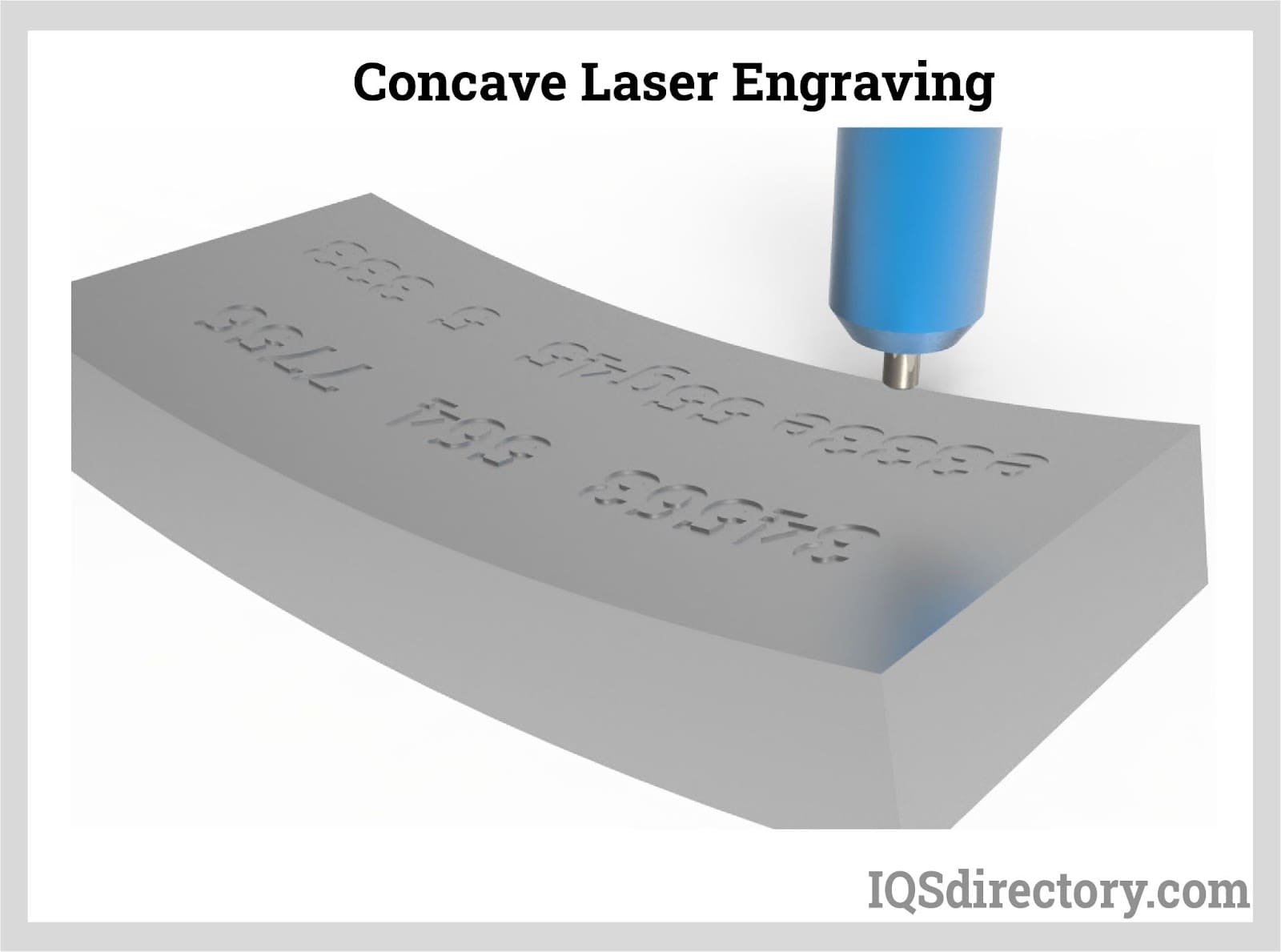 concave laser engraving